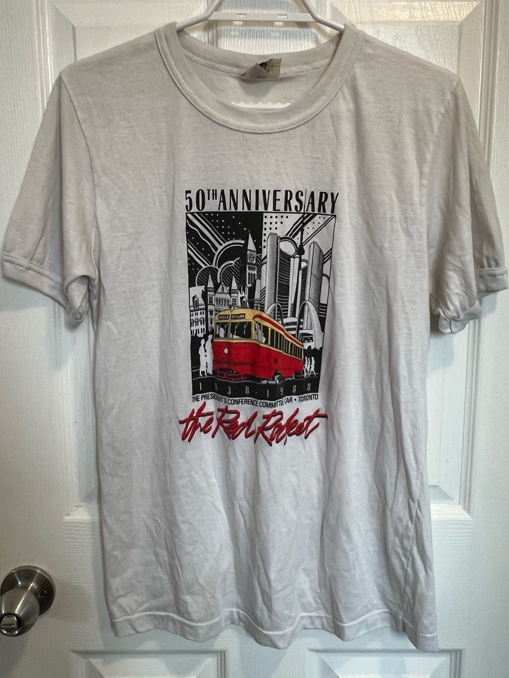 Vintage 80’s TTC The Red Rocket 50th Anniversary T-Shirt